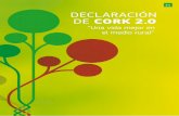 ES DECLARACIÓN DE CORK 2enrd.ec.europa.eu/sites/enrd/files/cork-declaration_es.pdfCORK 2.0 DECLARATION 2016 “Una vida mejor en el medio rural” Consideraciones Reunidos en Cork