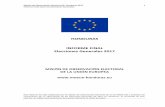 HONDURAS INFORME FINAL Elecciones Generales 2017...Este informe ha sido elaborado por la Misión de Observación Electoral de la UE (MOE-UE) y contiene las conclusiones de su observación