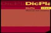 Manual del usuario - ITeCdocs.itec.cat/e/manual_del_usuario_dicpla4.0_ambito_espana.pdf · Introducción DicPla Manual del usuario 6 0.3 Instalación del programa 0.3.1 Procedimiento