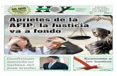 AFIP: la Justicia · La Plata, miércoles 20 de mayo de 2015 3 n un fallo que fue un duro cache-tazo al gobierno nacional, la Cá-mara Federal ordenó ir a fondo en las investigaciones