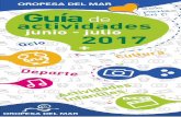 2017 - Castellón Información · 2017-06-23 · 20:00 a 21:00 Yoga Playa Morro de Gos 22:00 a 00.00 Música en vivo Playa La Concha Tourist Info Kids te invita a conocer las “Historias