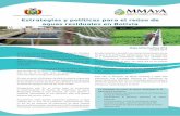 Estrategias y políticas para el reúso de aguas residuales en Bolivia · 2018-01-31 · La estrategia de reúso de aguas residuales en la agricultura involucra: • Implementación
