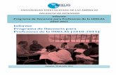 Informe Programa de Docencia para Profesores de la UDELAS … · 2020-04-02 · Estrategia de los aprendizajes y el 20.6% el Módulo 5. Evaluación de los aprendizajes. (Ver Cuadro