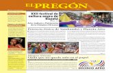 CONOCIENDO NUESTRA HISTORIA XXII festival de cultura negra ...planetaafro.com/wp-content/uploads/2015/08/El-Pregon-Ultimo.pdf · subdividida en tres grandes sectores: Chapinero (barrio),