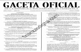 finanzasdigital...Aseguradora, publicada en la Gaceta Oficial de la República Bolivariana de Venezuela NO 5.990 Extraordinario del 29 de julio de 2010. Reimpresa en la Gaceta Oficial