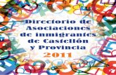 Directorio de Asociaciones de inmigrantes de Castellón y ... · asociaciÓn de dominicanos en castellÓn asodocas - integraciÓn de las personas dominicanas en la sociedad castellonense.