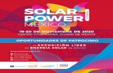 SOLAR POWER...Solar Power Mexico 2020 le ofrece múltiples espacios de promoción, antes y durante la exposición, para atraer a más compradores profesionales a su stand y obtener