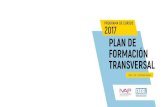 EUDEL | IVAP | FORU ALDUNDIAK PLANA PLAN DE ......El Plan de Formación Transversal 2017, organizado conjuntamente por EUDEL-IVAP-Diputaciones Forales, renueva el programa de cursos