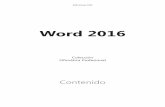 Word 2016 - Ediciones ENI...Contenido 2 Insertar guiones de no separación/espacios de no separación . . . . . . . . .82 Insertar la fecha del sistema ...