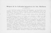 Origen de la Cofradía burgalesa de Sta. Bárbara · 2017-04-21 · Origen de la Cofradía burgalesa de Sta. Bárbara (Conlinn(Ición). LA «PRAT1CA MANUALE DE ARTIGLERIA».—Es