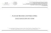 PLAN DE MEJORA CONTINUA (PMC) CICLO ESCOLAR 2017-2018cobaqroo.edu.mx/Varios/PUBLICACION PMC 2017-2018/CSAI... · 2018-04-27 · subsecretarÍa de educaciÓn media superior direcciÓn