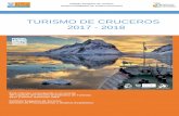 TURISMO DE CRUCEROS 2017 - 2018 · (2018) para la temporada 2017-2018 en el puerto de la Ciudad de Buenos Aires se contabilizaron 323,2 mil cruceristas, concentrando el 70,7% del