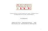 “ARCHIVO HISTÓRICO DEL PARTIDO COMUNISTA …recortes de prensa; 1 manuscrita aclarativa 1-4 1972-mar-14 Comunicación para el coloquio-debate en torno al problema de las Guarderías