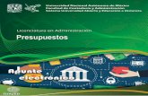 1 de 149 Cuarto semestre - UNAMfcasua.contad.unam.mx/.../4/LA_1454_01066_A_presupuestos.pdf · 2016-09-09 · competencias, arquitectura estratégica, control, políticas y el propio