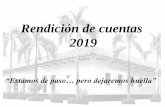 Rendición de cuentas 2019 - concejo-ladoradacaldas.gov.co · “ElConcejo Municipal de La Dorada –Caldas, se posicionará para el año 2024, como una de las principales Corporaciones