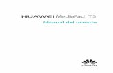 MediaPad T3 - huawei...4 El dispositivo buscará las redes Wi-Fi disponibles automáticamente. Siga las instrucciones en pantalla para conectarse a una red. 5 Lea los términos y las