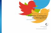 Twitter en los Ilustres Colegios de Abogados · Abogados eligen Twitter como plataforma para abrir un nuevo canal de comunicación. Se observa que el 100% de los Colegios coinciden