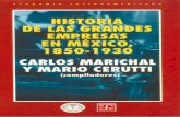 ÍNDICE - Carlos Marichal DE … · Historia de las Grandes Empresas en México, 1850-1930, México, FCE, UANL, 1997, pp. 9-38. "AVANCES RECIENTES EN LA HISTORIA DE LAS GRANDES EMPRESAS