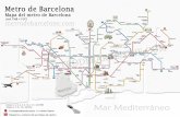 Métro Barcelone - Lignes, tarifs, stations, plan et horaire du métro … · 2018-12-07 · Metro de Barcelona Mapa del metro de Barcelona (red TMB + FGC) Reina Elisenda Zona Universitària