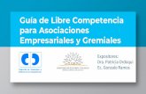 Guía de Libre Competencia para Asociaciones Empresariales ... · promover y garantizar la libre competencia en los mercados, realizado en el ámbito del cumplimiento de su deber
