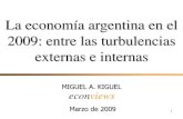 La economía argentina en el 2009: entre las turbulencias ...archivo.lavoz.com.ar/anexos/Informe/09/6531.pdf · 2009: entre las turbulencias externas e internas Marzo de 2009. 2 La