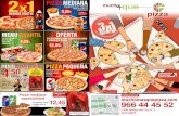 PARA PICAR A TU GUSTO · Hazte la pizza a tu gusto PEQUEÑA MEDIANA FAMILIAR 2 PISOS (M) BORDER CHEESE HASTA 3 INGREDIENTES 8,15€ 14,05€ 19,65€ 15,50€ 15,50€ HASTA 4 INGREDIENTES