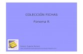 COLECCION FICHAS FONEMA R - jcyl.esceipcardenalmendoza.centros.educa.jcyl.es/sitio/upload/... · 2020-03-20 · LISTADO PALABRAS /r/ simple directa: naranja, lámpara, pájaro, pera.
