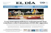 EL DÍA · 1 day ago · EL DÍA LA OPINIÓN DE TENERIFE Este periódico utiliza papel reciclado DIRECTOR: Joaquín Catalán Viernes, 31 de julio de 2020 Año: CX · Número: 36969