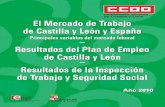 10 El Mercado de Trabajo - CCOO de Castilla y León · El Mercado de Trabajo de Castilla y León y España Principales variables del mercado laboral – Resultados del Plan de Empleo