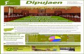 Boletín digital Dipujaen nº 8 Noviembre 2010 página 1 · productivos jiennenses para la creación de empleo en la provincia». El presupuesto de 2011 es un 7,63 por ciento inferior