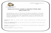 INICIATIVA CON CARÁCTER DE DECRETO · Camino Guachochi - Sinforosa Propiedad de Rodolfo Chaparro A. a Guach(- S 27'2$55" E 3984m . ueppueo .jedseo ap pa!do.4 ...
