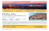 ITALIA, - Club de Vacaciones · Visita de Siena y su Catedral (entrada incluida) con guía local • City tax • Seguro de viaje. Milán - Verona - Venecia - Pisa - Florencia - Siena