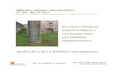 ALDEHUELA DE LA BÓVEDA (SALAMANCA) · La prospección arqueológica de todos los sectores que mediante el nuevo instrumento de planeamiento urbanístico pretenden ser declarados
