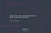 POLÍTICA NACIONAL DE ARTESANÍA - Escuela Joyería · 2018-01-02 · necesidad de generar acciones desde el Estado que se conecten y aborden adecuadamente los cambios sociales y