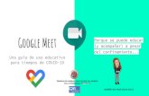 del confinamiento Google Meet (y acompañar) a pesar Porque ......ahí que debamos buscar un canal de comunicación directo o de lo contrario, sufriremos desmotivación del alumnado,