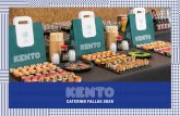 CATERING FALLAS 2020 - KENTO · CATERING FALLAS 2020. Sorprende este año a todos tus invitados con uno de los mejores sushis de Valencia. 100€ por bandeja 68 piezas de sushi Pedido