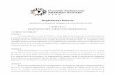 Reglamento Interno - Trabajo Social · Reglamento Interno Aprobado por la Asamblea de Delegadas/os del 14 de diciembre de 2018 CAPITULO I REQUISITOS DEL EJERCICIO PROFESIONAL •