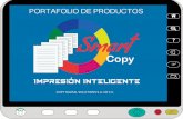PORTAFOLIO DE PRODUCTOS - Smart Copy · Venta de consumibles y piezas de refaccion de distintas marcas Arrendamiento de Multifuncionales para la optimizacion de su empresa al mismo
