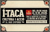 Í-TACA, CULTURA I ACCIÓvisitemporda.com/documents/agenda/contingut616.pdf · Per tots aquests drets i molts més, el Festival Í-Taca fa un clam a mantenir aquesta reivindicació