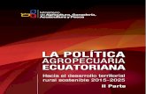 LA POLITICA AGROPECUARIA ECUATORIANA · 2017-06-26 · Av. Eloy Alfaro N30-350 y Av. Amazonas Telf.: + (593 2) 3960 100 ... Cuadro 4 Valores de pH del suelo en la Zona de Planificación