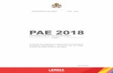 PAE 2018 LERMAtransparencia.lerma.gob.mx/wp-content/uploads/PAE LERMA... · 2018-04-27 · AYUNTAMIENTO DE LERMA 2016 - 2018 OBJETIVO GENERAL El PAE tiene como objetivo definir los