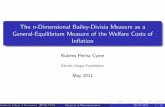 The n-Dimensional Bailey-Divisia Measure as a General ... · Rubens Penha Cysne Getulio Vargas Foundation May 2011 Graduate School of Economics (EPGE/FGV) Advances in Macroeconomics