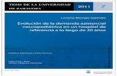 Evolución de la demanda asistencial neuropediátrica en un ...zaguan.unizar.es/record/6959/files/TESIS-2012-011.pdf2011 7 Lorena Monge Galindo Evolución de la demanda asistencial