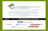 PROGRAMA DEL EVENTO - Encuentro Anual De Comunicación Interna€¦ · Periodista de la Universidad de Chile, Diplomada en Responsabilidad Social Empresarial en la Universidad de