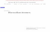 Volumen 1 Resoluciones - Gob · Actas de la Conferencia General 25.a reunión París, 17 de octubre - 16 de noviembre de 1989 Volumen 1 Resoluciones Organización de las Naciones