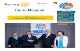 Carta Mensual · 2019-06-07 · Carta Mensual Gobernador Rasghill Guerrero de Villaseca Rotary San Antonio de los Altos Centro de Rotary Pro-Paz Alejandro J. Panini P. Rotary Maracay