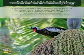 Especies de aves registrades en el Parque - UB...Especies de aves registrades en el Parque Estadual Intervales, sudeste de Brasil, durante el período 2010-2019. Juan Carlos Guix1,