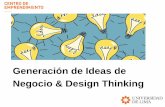 Generación de Ideas de Negocio - Universidad de Lima · Generación de Ideas de Negocio & Design Thinking. Agenda Tallares de Innovación 2019 Que es creatividad e innovación Cómo