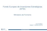 Fondo Europeo de Inversiones Estratégicas (EFSI) · 2019-09-01 · EFSI: nuestro gran reto 6 Reto: Europa necesita fomentar la inversión para poder restablecer su competitividad