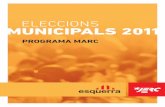 ElEccionS MUNICIPALS 2011 2017-12-18آ  ELECCIONS MUNICIPALS 2011 7 Introducciأ³ Teniu a les vostres